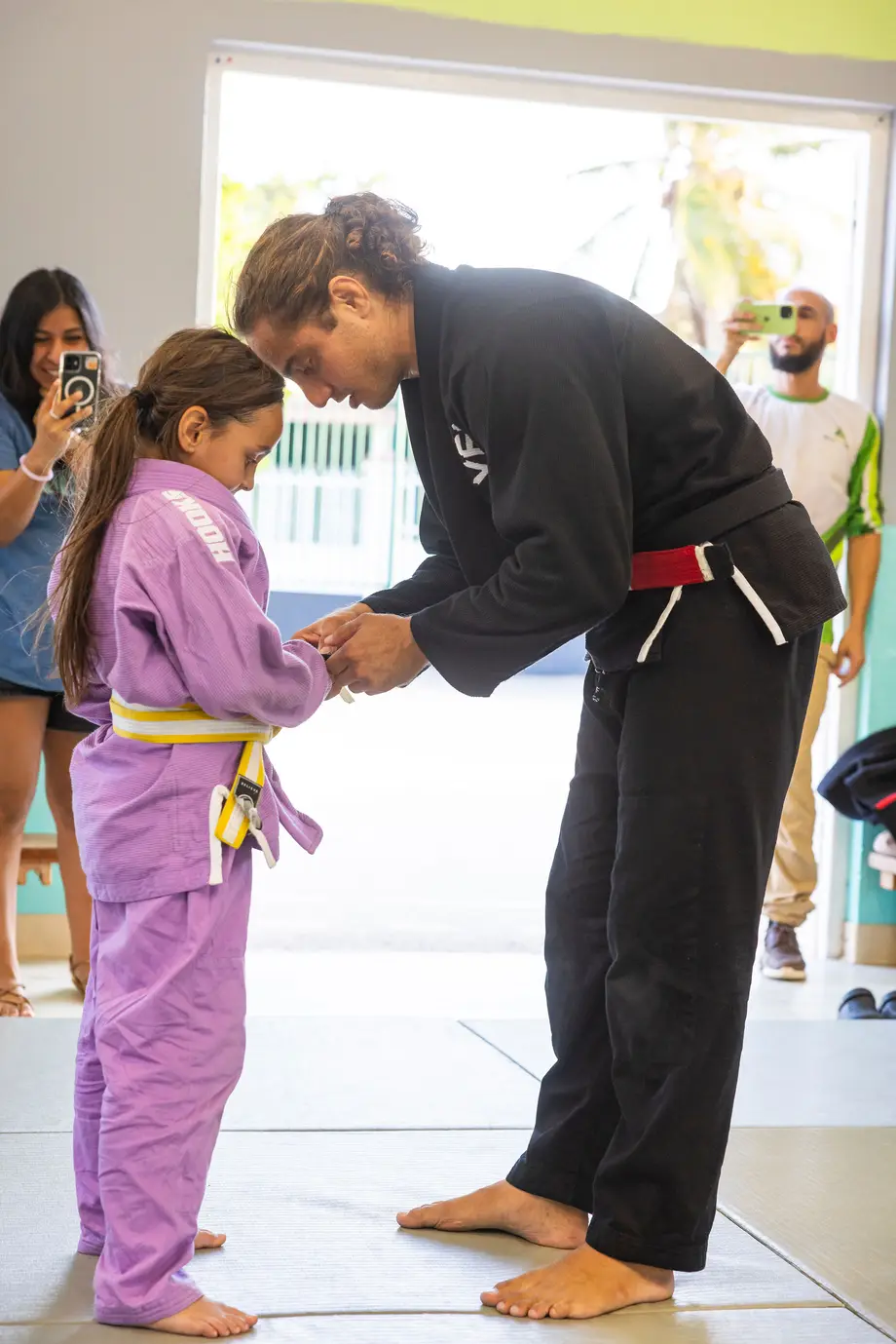 Holmes Jiu Jitsu graduation and training